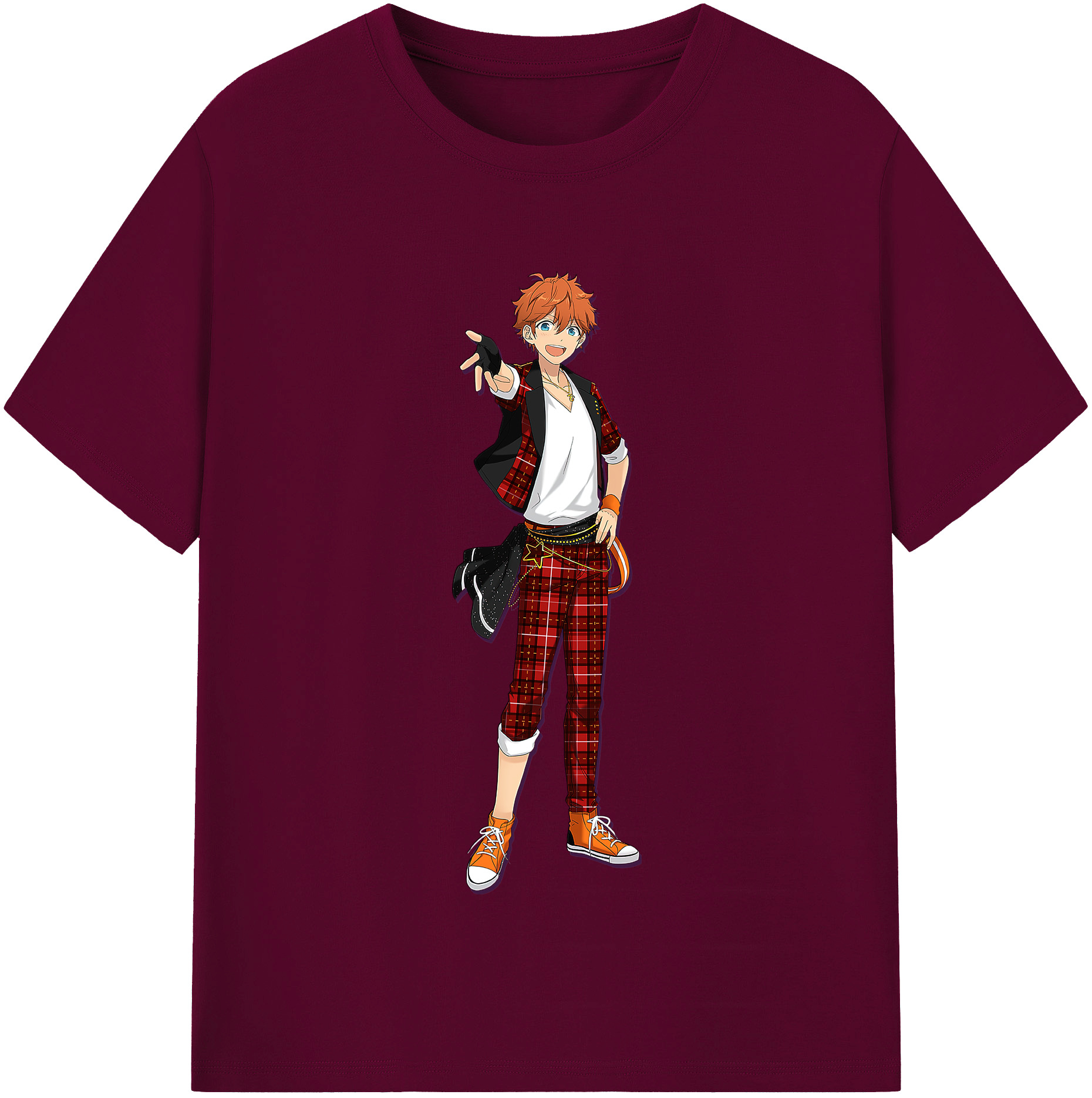 （画像用） あんさんぶるスターズ! Ensemble Stars レディースカジュアルプリントTシャツ（綿100％）